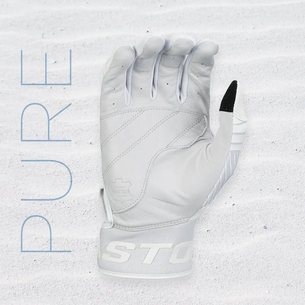 Easton Walk-off Ethos Adult Batting Gloves - Pure White