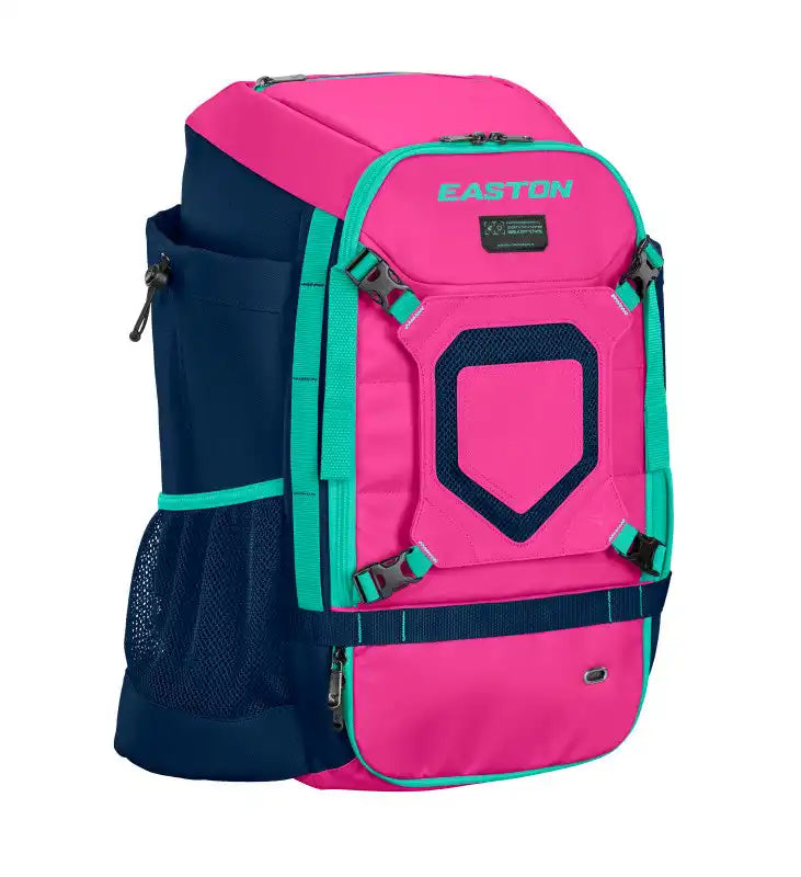 Easton Walk off Ethos Bat Pack Backpack - Pink Navy Mint