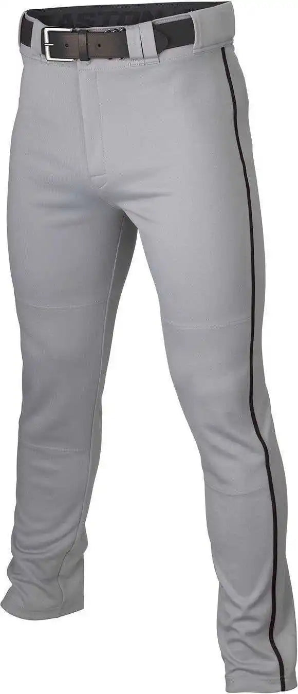 Easton Youth Rival + Piped Baseball Pants - Gray Black