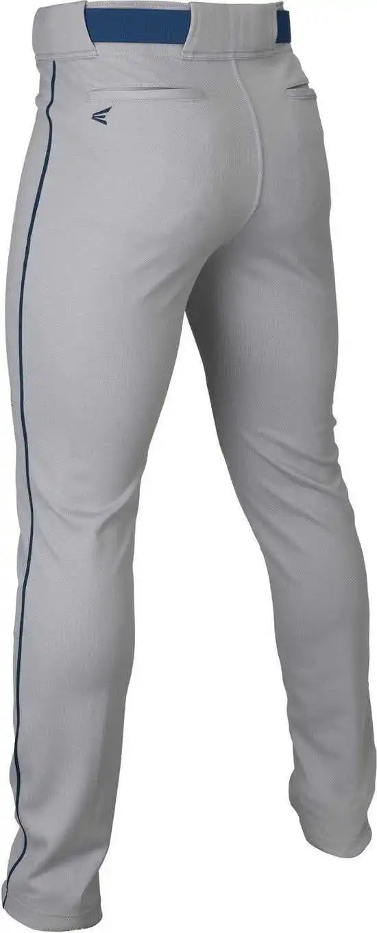 Easton Youth Rival + Piped Baseball Pants - Gray Navy