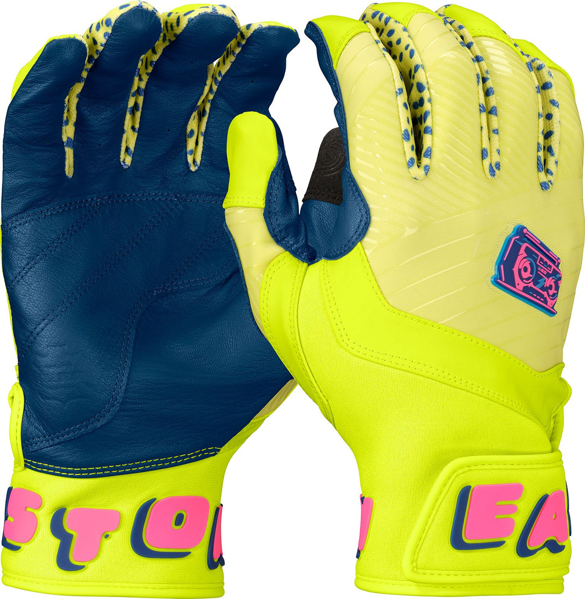 Easton Youth Spring Break Mav-1 Walk off Ethos Batting Gloves Wo25ybg - Neon Yellow Pink