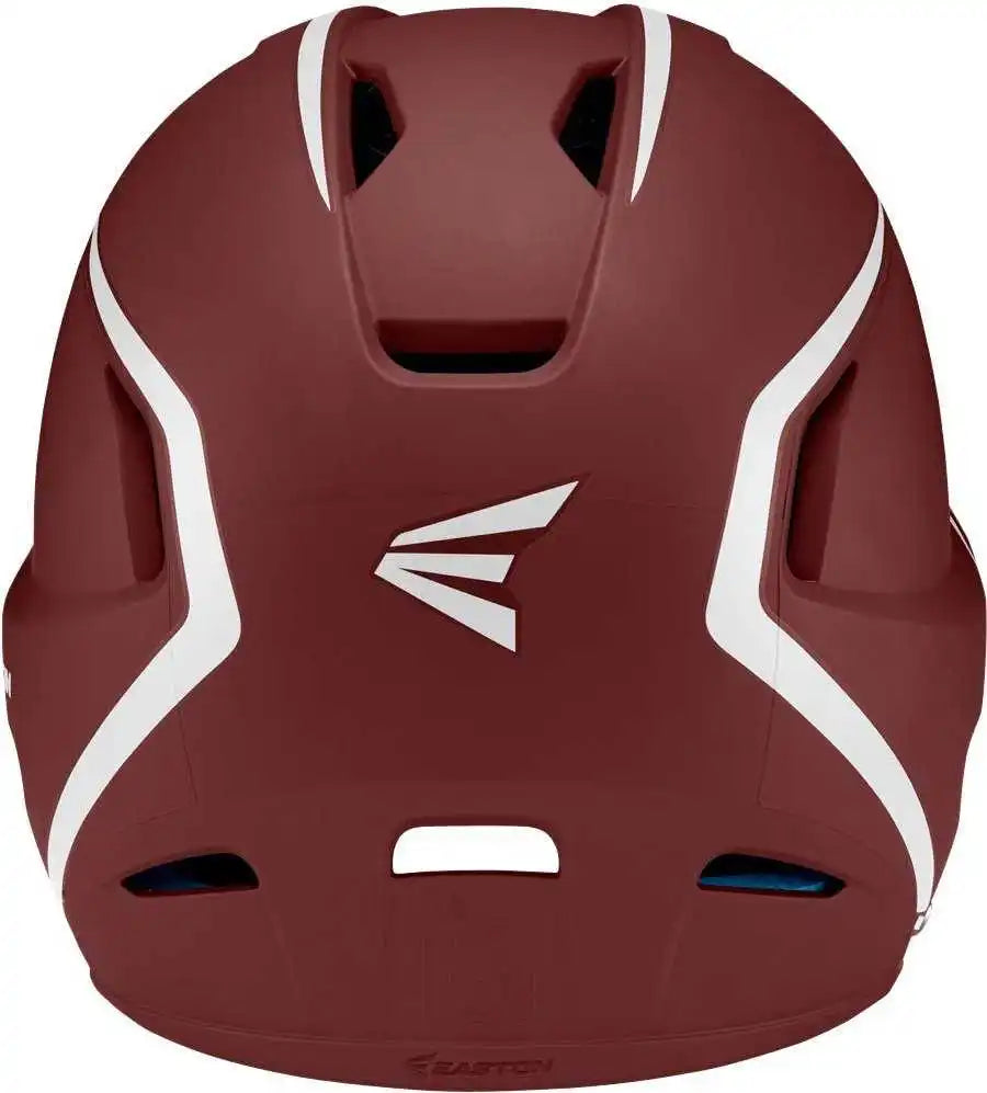 Easton Z5 2.0 Matte Two-tone Batting Helmet - Maroon White