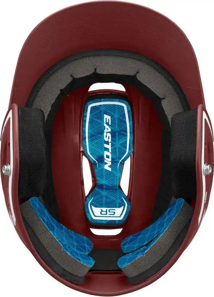 Easton Z5 2.0 Matte Two-tone Batting Helmet - Maroon White