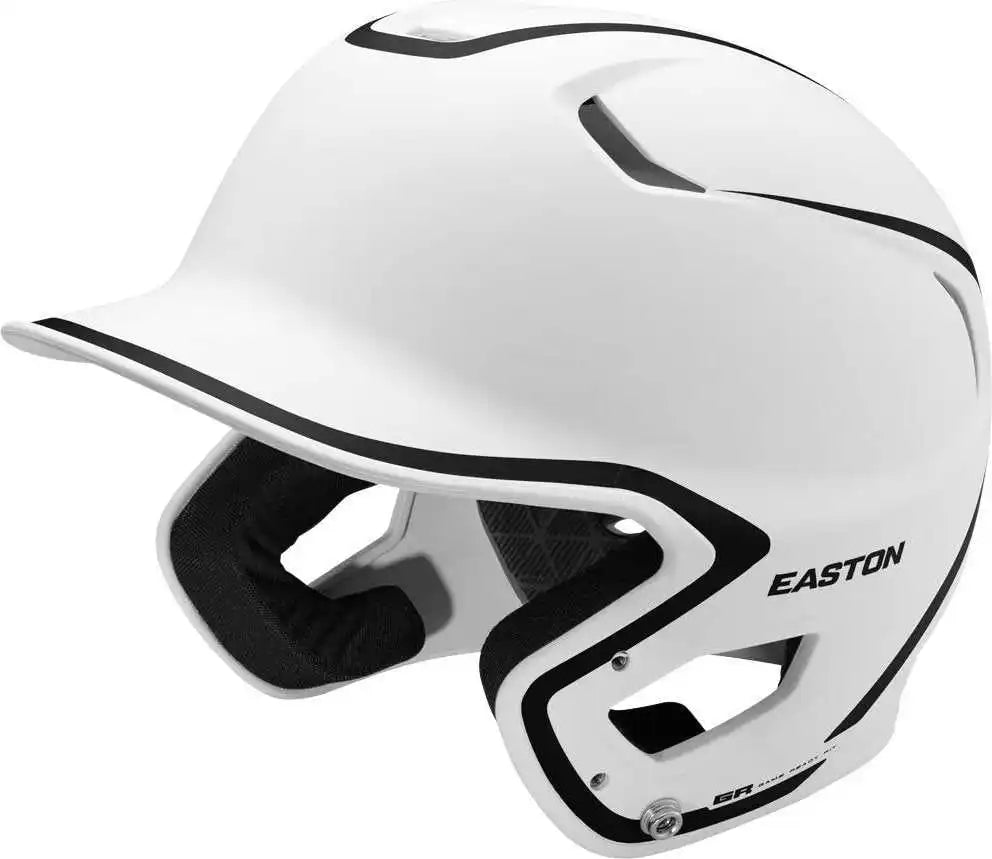 Easton Z5 2.0 Matte Two-tone Batting Helmet - White Black