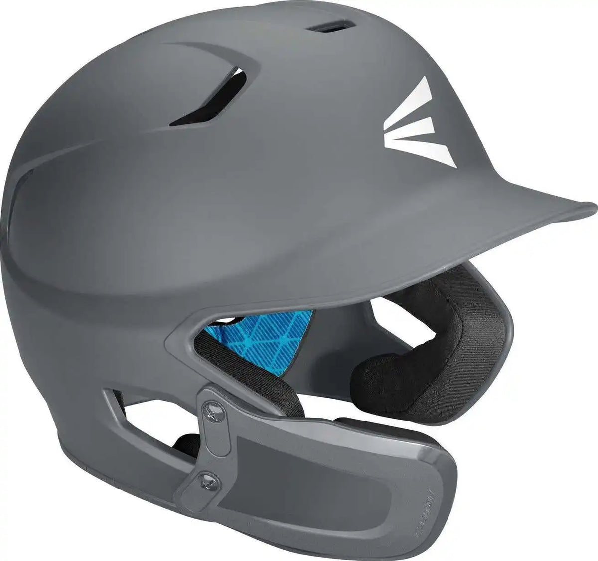 Easton Z5 2.0 Solid Batting Helmet with Universal Jaw Guard - Charcoal