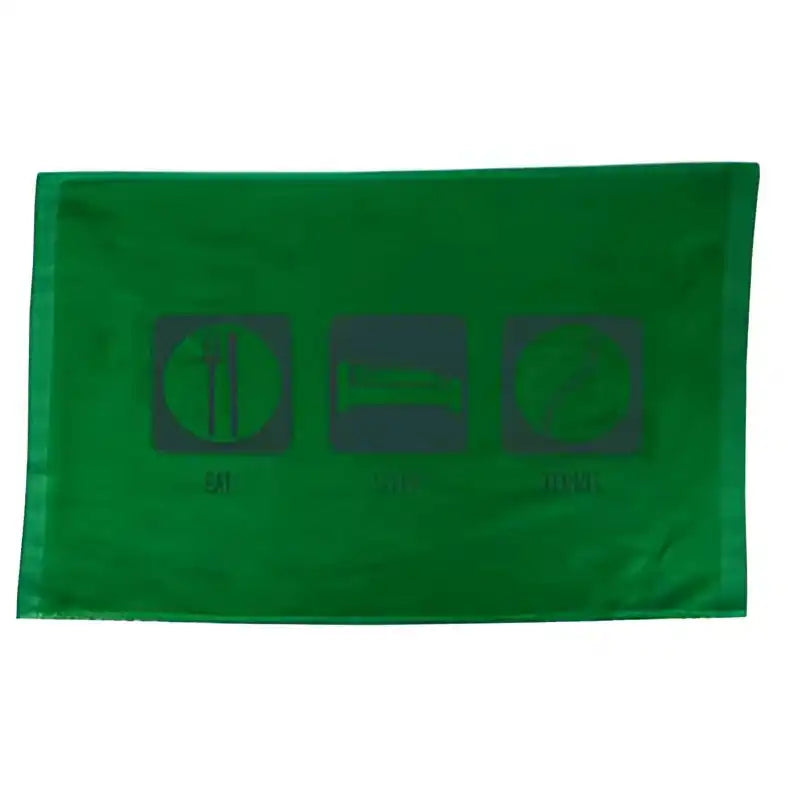 Eat Sleep Tennis Towels - Green