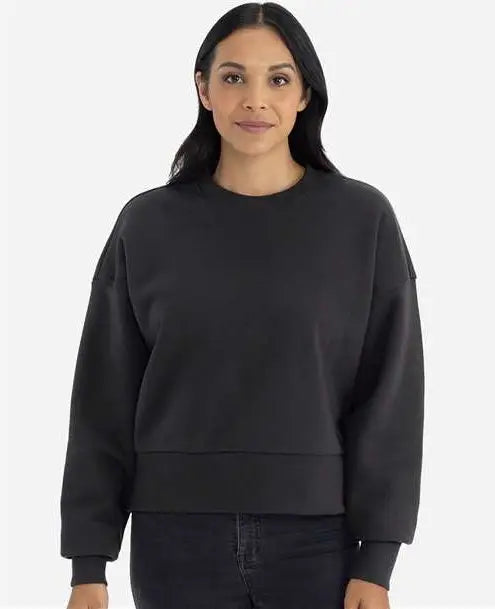 Next Level 9087 Women’s Heavyweight Sweatshirt - Graphite Black
