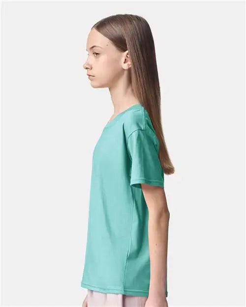 American Apparel 2001y Youth Fine Jersey Tee - Celadon