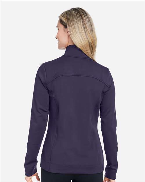 Eclipse/ White Women&#39;s Wells Quarter-Zip Tech Pullover - F12250