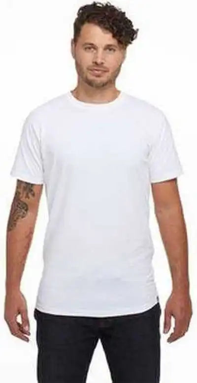 Econscious Ec1007u Unisex 55 Oz Organic Usa Made T-shirt - White