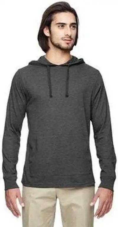 Econscious Ec1085 Unisex Blended Eco Jersey Pullover Hoodie Charcoal Black