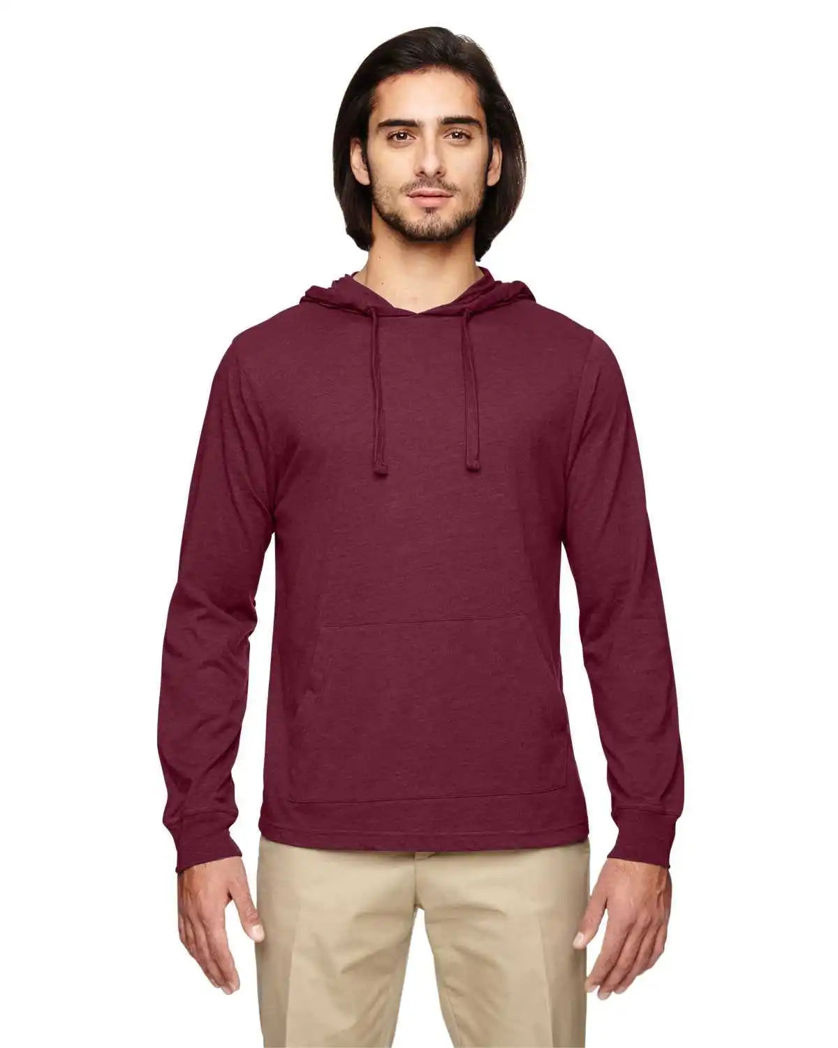 Econscious Ec1085 Unisex Blended Eco Jersey Pullover Hoodie - Berry