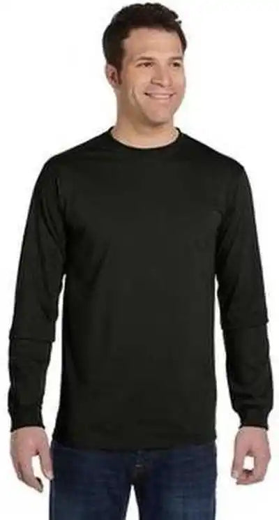 Econscious Ec1500 Men’s 100% Organic Cotton Long Sleeve t Shirt Black