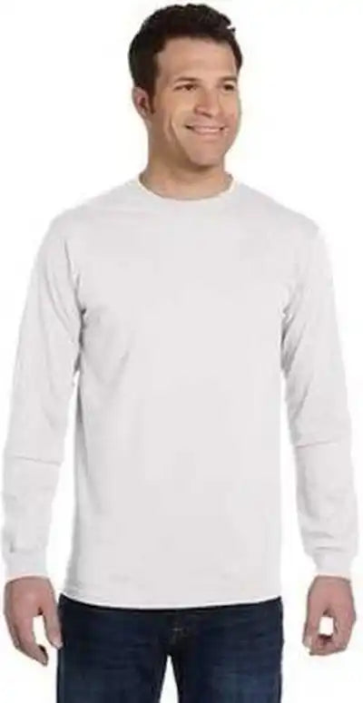 Econscious Ec1500 Men’s 100% Organic Cotton Long-sleeve T-shirt - White