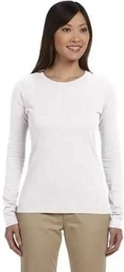 Econscious Ec3500 Ladies’ 100% Organic Cotton Long Sleeve t Shirt White