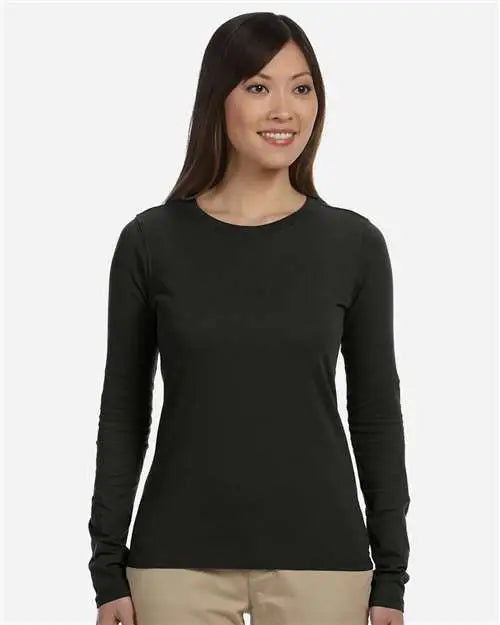 Econscious Ec3500 Women’s Classic Long Sleeve T-shirt - Black - s