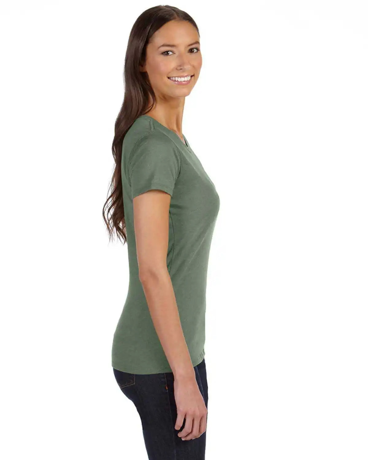 Econscious Ec3800 Ladies’ Blended Eco T-shirt - Asparagus - Forest / Ladies 2xl