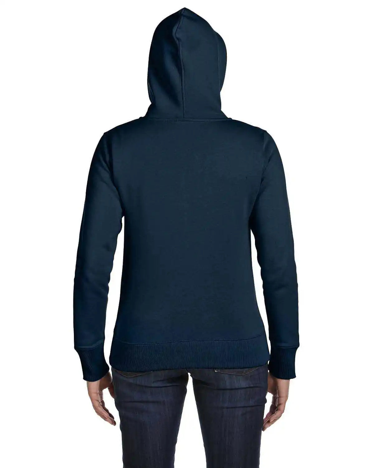 Econscious Ec4501 Ladies’ Organic Recycled Full-zip Hooded Sweatshirt - Pacific - Blue / Ladies m