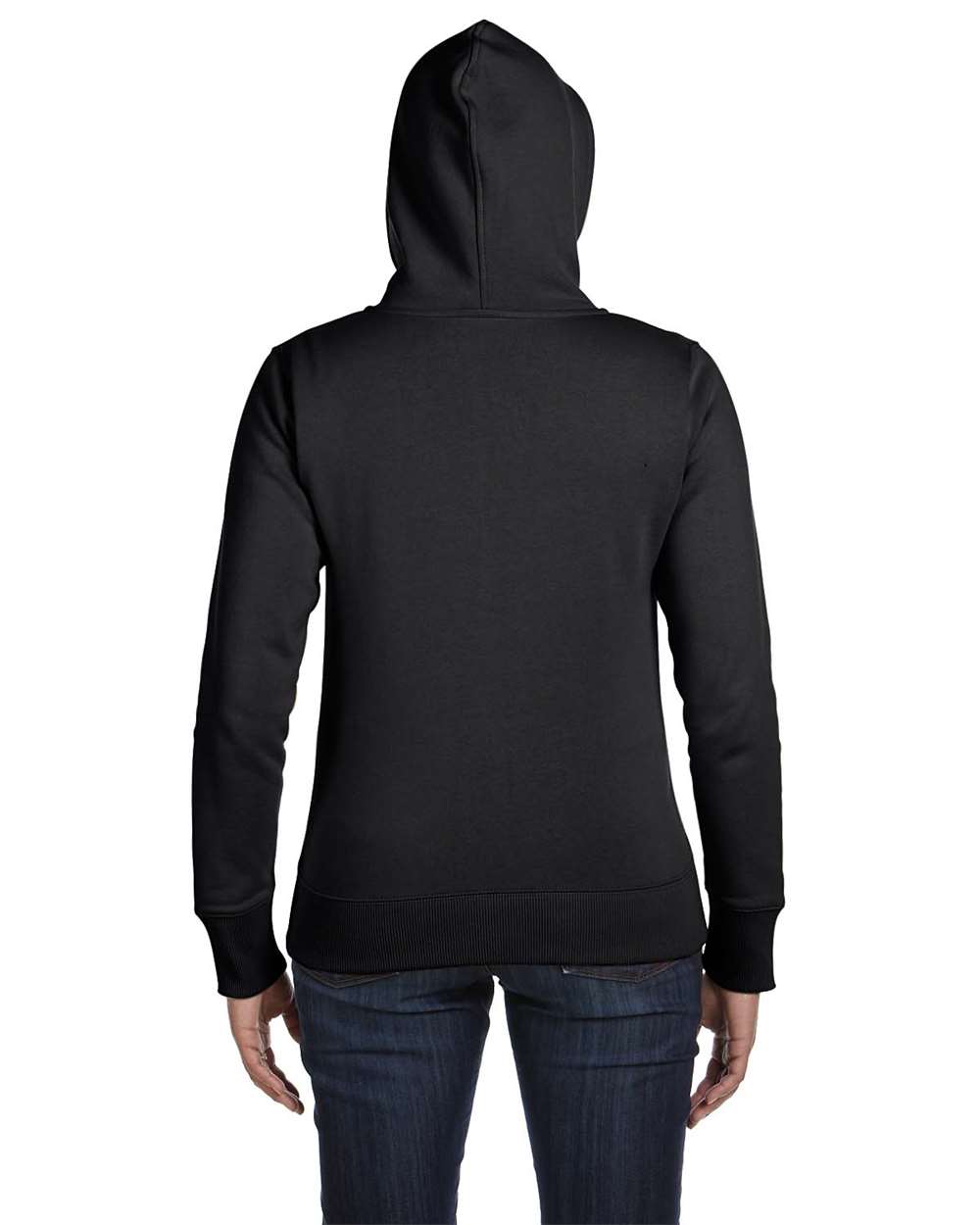 Econscious Ec4501 Women’s Full-zip Hooded Sweatshirt - Charcoal