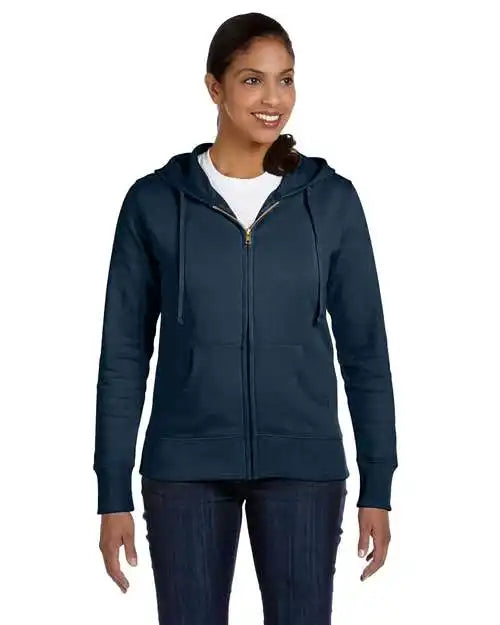 Econscious Ec4501 Women’s Full-zip Hooded Sweatshirt - Ec4501 - Pacific - s