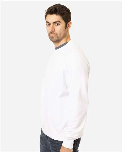 Econscious Ec5200 Motion Crewneck Sweatshirt - Ec5200 - White
