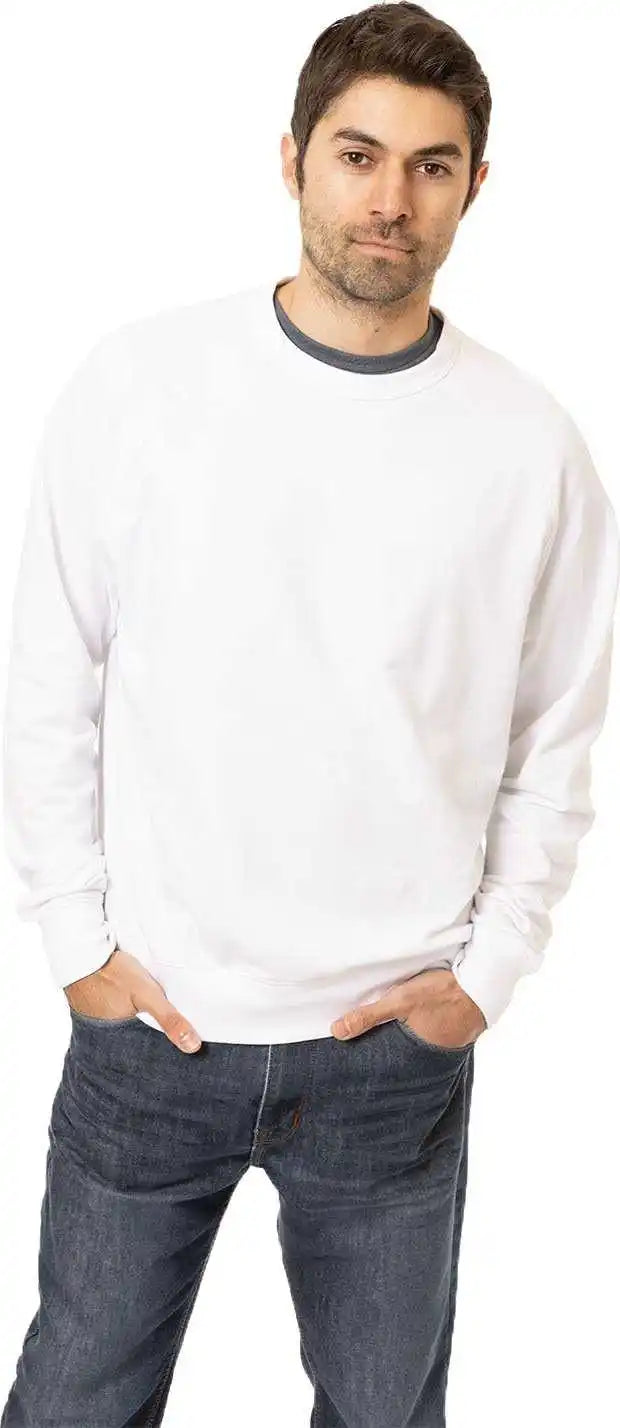 Econscious Ec5200 Unisex Motion Crewneck Sweatshirt White
