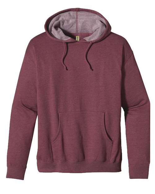 Econscious Ec5570 Heathered Hooded Sweatshirt - Ec5570 - Berry