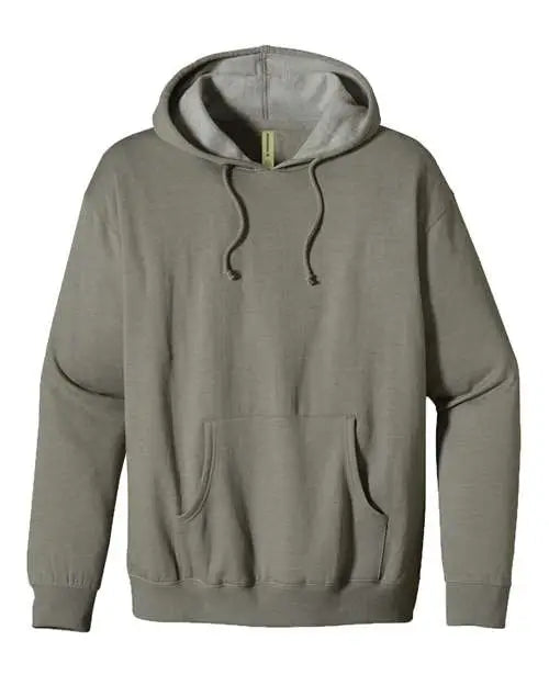 Econscious Ec5570 Heathered Hooded Sweatshirt - Ec5570 - Military Green