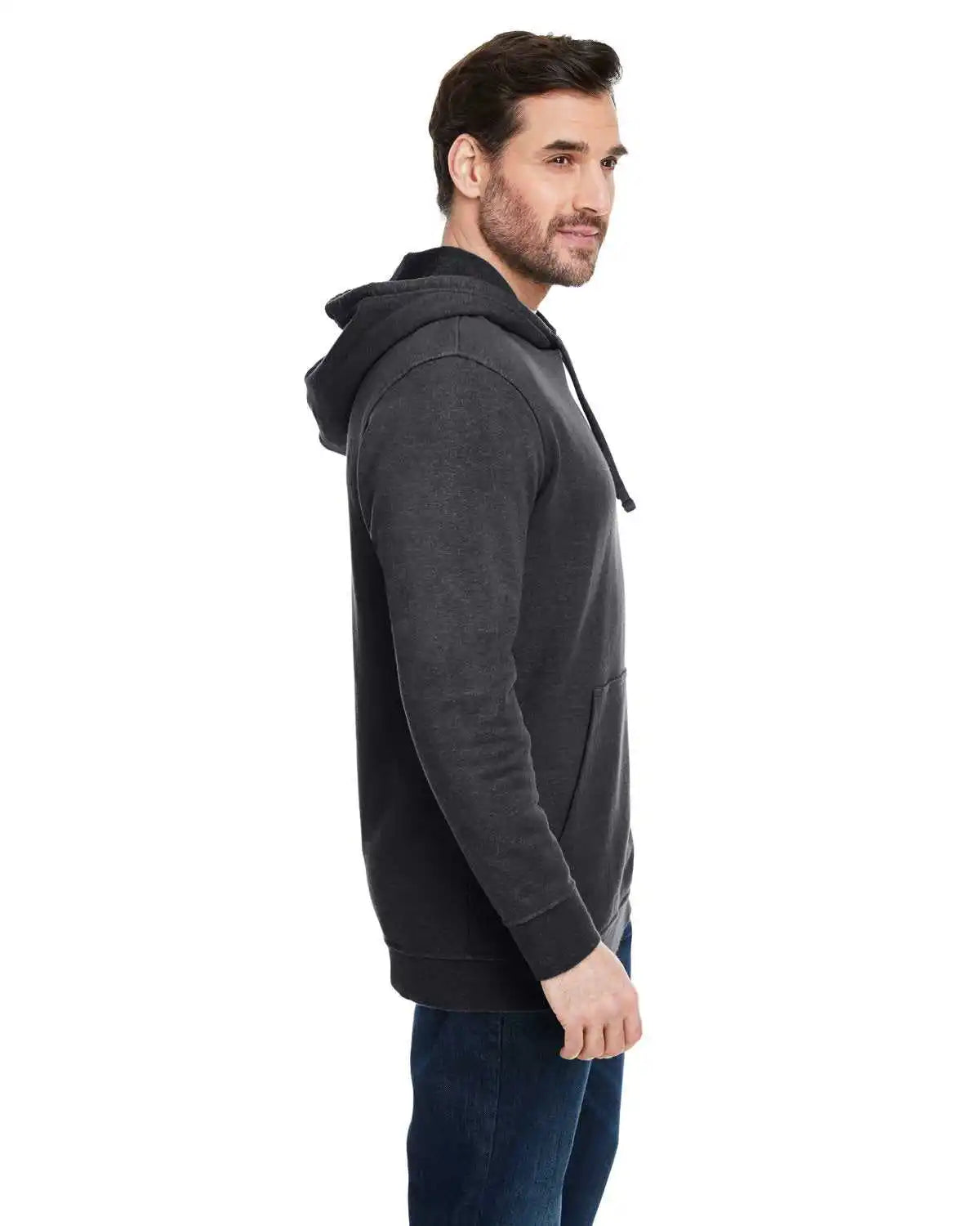 Econscious Ec5950 Adult Hemp Hero Hooded Sweatshirt - Washed Black
