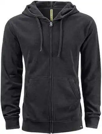 Econscious Ec5980 Unisex Hemp Hero Full-zip Hooded Sweatshirt - Washed Black