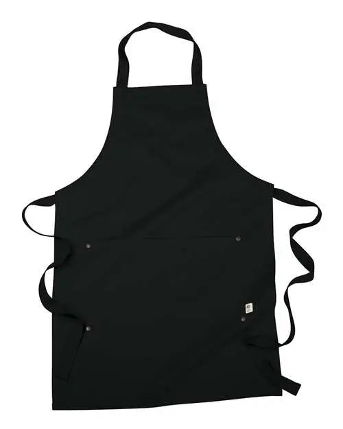 Econscious Ec6015 Eco Apron with Pocket - Black - one Size Fits Most