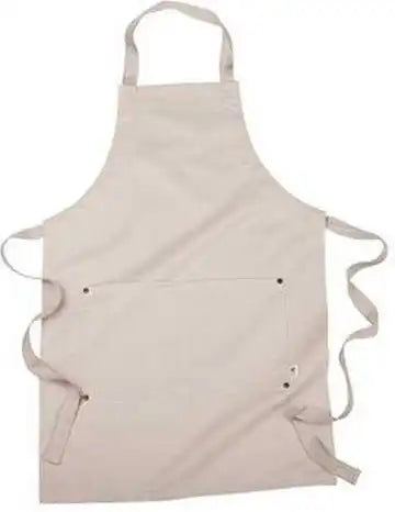 Econscious Ec6015 Organic Cotton Recycled Polyester Eco Apron - Oyster - Ivory / one Size Fits Most