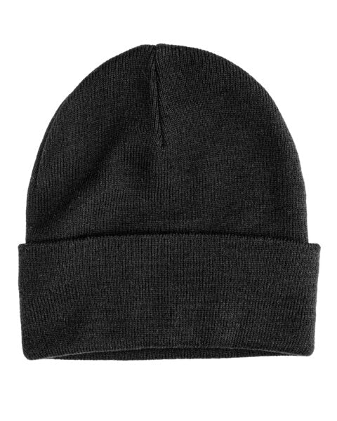 Econscious Ec7045 Base Camp Beanie - Black - Black / one Size Fits Most