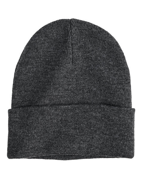 Econscious Ec7045 Base Camp Beanie - Heather Grey - Heather Gray / one Size Fits Most