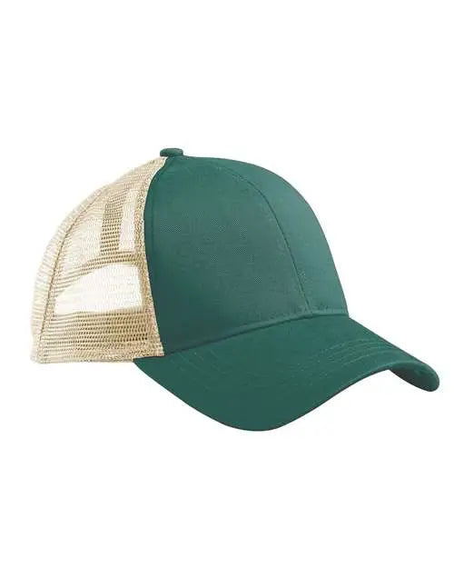 Econscious Ec7070 Eco Trucker Cap - Emerald Forest Oyster - Ivory / one Size Fits Most