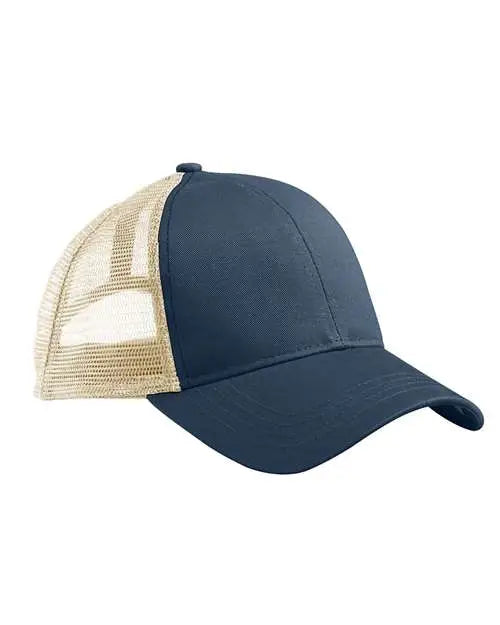 Econscious Ec7070 Eco Trucker Cap - Pacific Oyster - Navy Ivory / one Size Fits Most