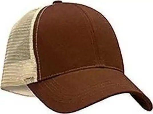 Econscious Ec7070 Eco Trucker Organic Recycled Cap - Earth Oyster - Brown Ivory / one Size Fits Most