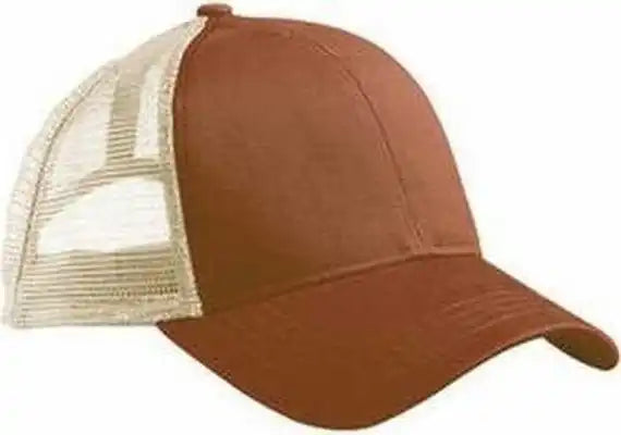 Econscious Ec7070 Eco Trucker Organic Recycled Cap - Leg Brwn Oyster - Brown Ivory / one Size Fits Most