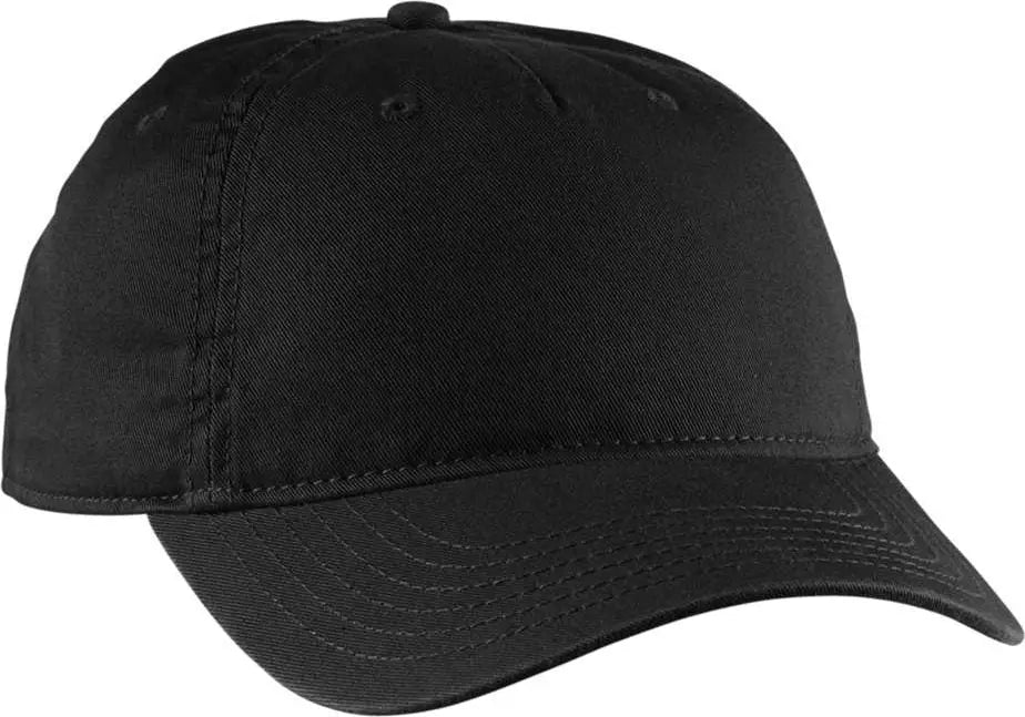 Econscious Ec7087 Eco Baseball Cap - Black - one Size Fits Most