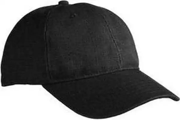 Econscious Ec7091 Washed Hemp Unstructured Baseball Cap - Black - one Size Fits Most