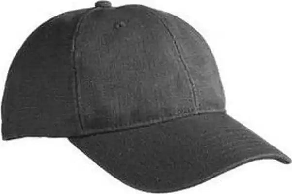 Econscious Ec7091 Washed Hemp Unstructured Baseball Cap Charcoal Dark Gray / one Size Fits Most