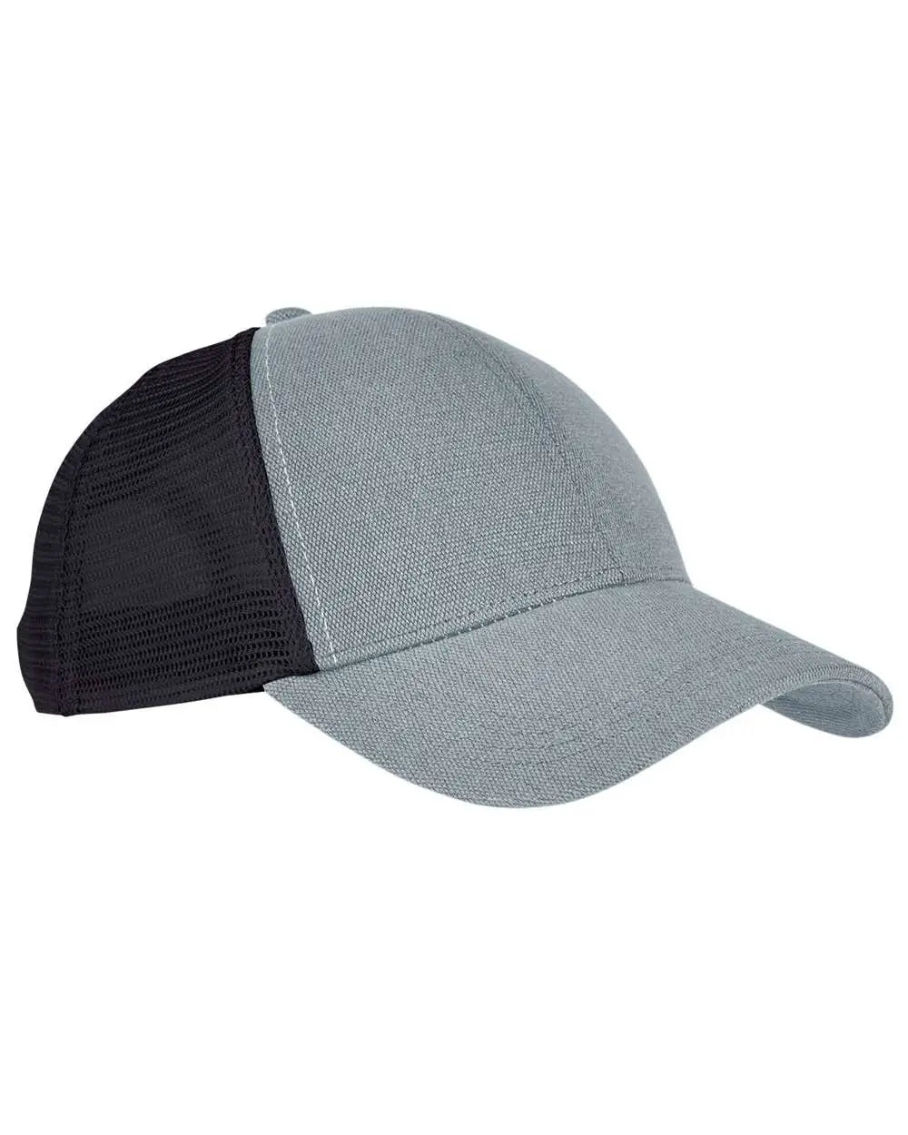 Econscious Ec7093 Hemp Blend Trucker Cap - Charcoal Black - Dark Gray / one Size Fits Most