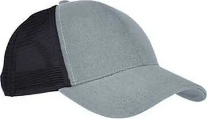 Econscious Ec7093 Unisex Hemp Eco Trucker Recycled Polyester Mesh Cap Charcoal Black Dark Gray / one Size Fits Most