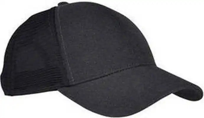 Econscious Ec7093 Unisex Hemp Eco Trucker Recycled Polyester Mesh Cap Black / one Size Fits Most