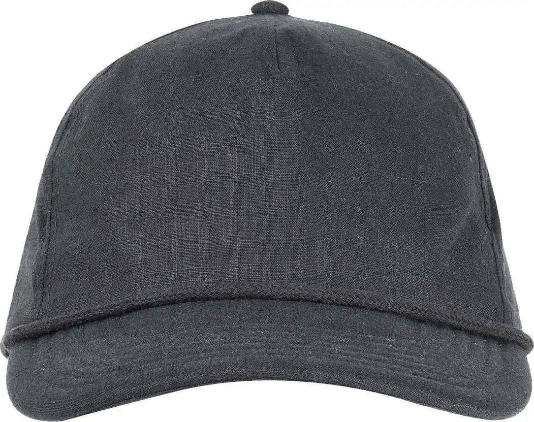 Econscious Ec7103 Hemp Hero 5-panel Cap - Black - Black / Os