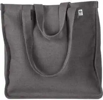 Econscious Ec8015 Hemp Market Tote - Charcoal - Dark Gray