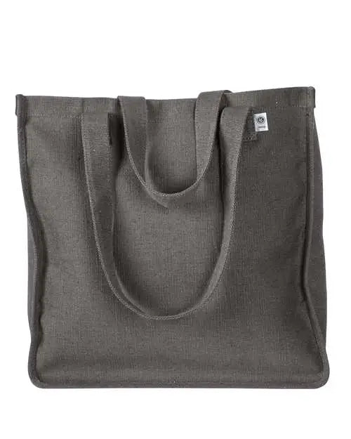 Econscious Ec8015 Hemp Market Tote - Charcoal - Dark Gray / one Size Fits Most