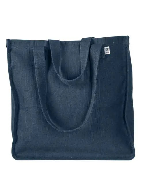 Econscious Ec8015 Hemp Market Tote - Navy - one Size Fits Most