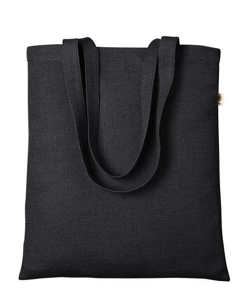 Econscious Ec8060 Hemp Simplicity Tote - Black - Black / one Size Fits Most