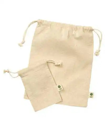 Econscious Ec8101 Organic Cotton Cinch Gift Bag - Natural